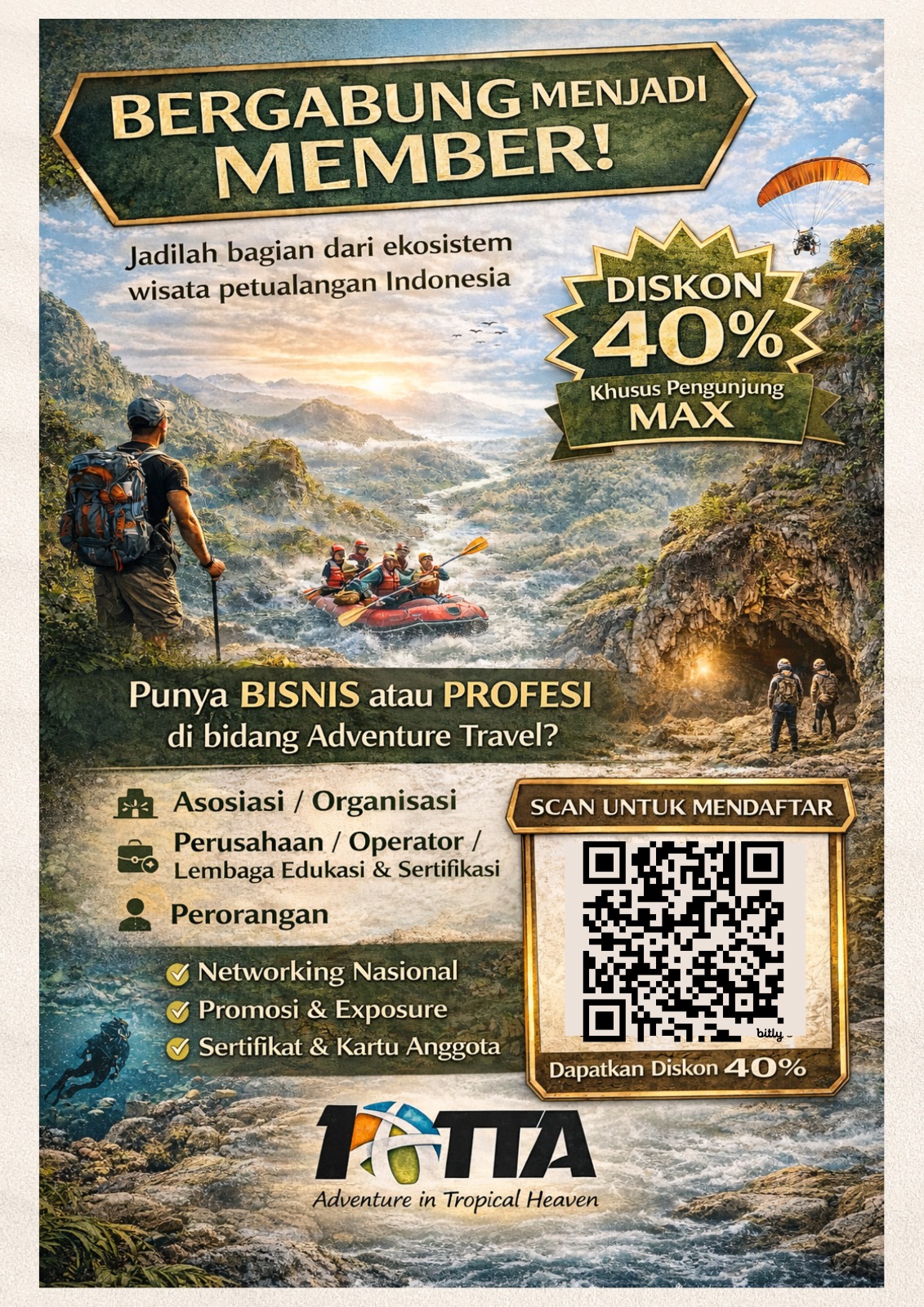 Ayo bergabung menjadi anggota IATTA, dapatkan berbagai macam benefitnya.